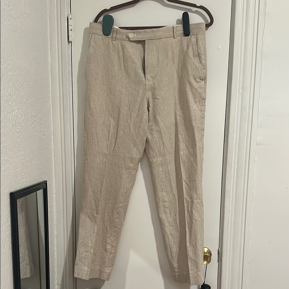 Brooks Brothers Tan Chinos Classic Cotton Blend
